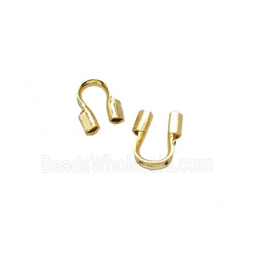 Wire Thimble Protector Copper Gold Plated