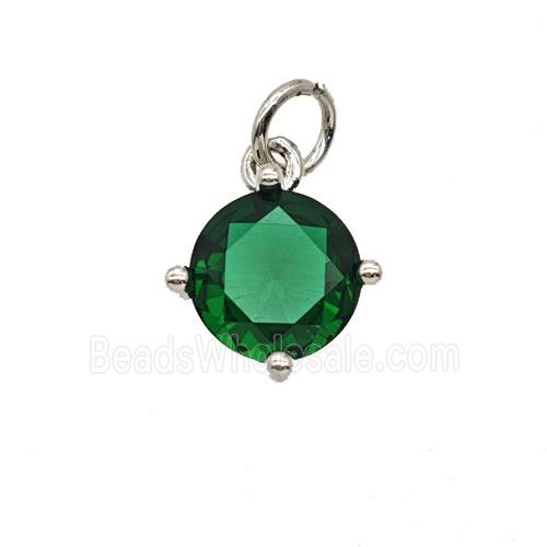 Green Crystal Glass Pendant