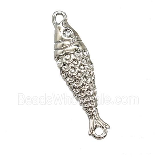 Copper Fish Connector Platinum Plated