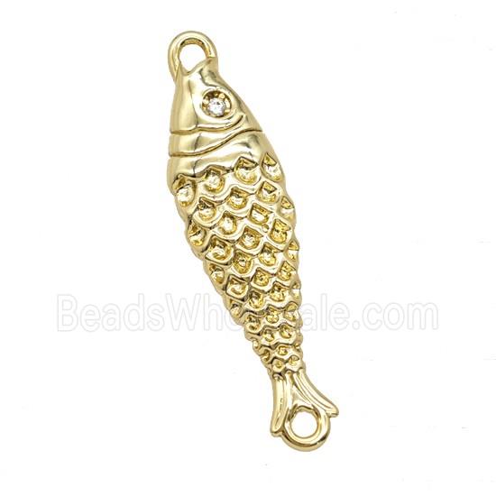 Copper Fish Connector Gold Plated