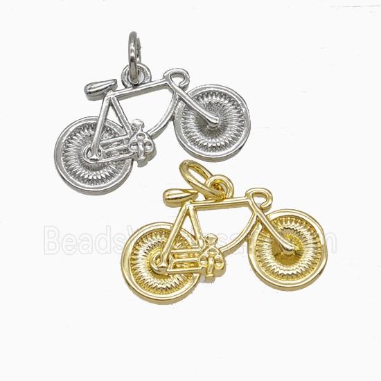 Copper Bicycle Pendant Sports Mixed
