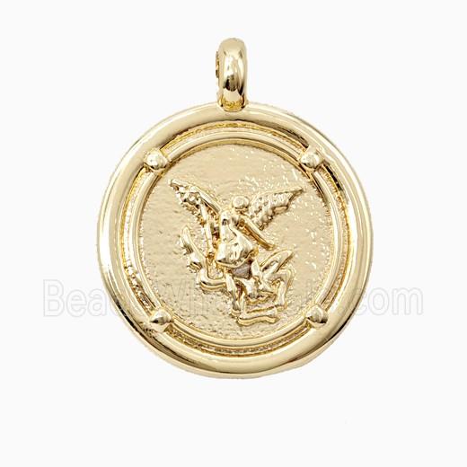 Copper Fairy Pendant Gold Plated