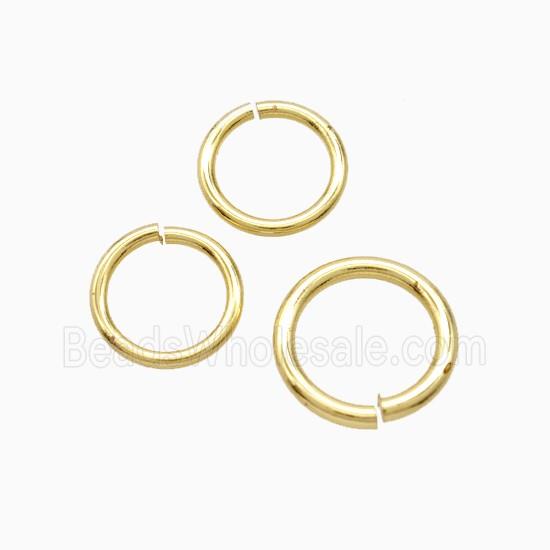 Copper Jumprings Gold Plated