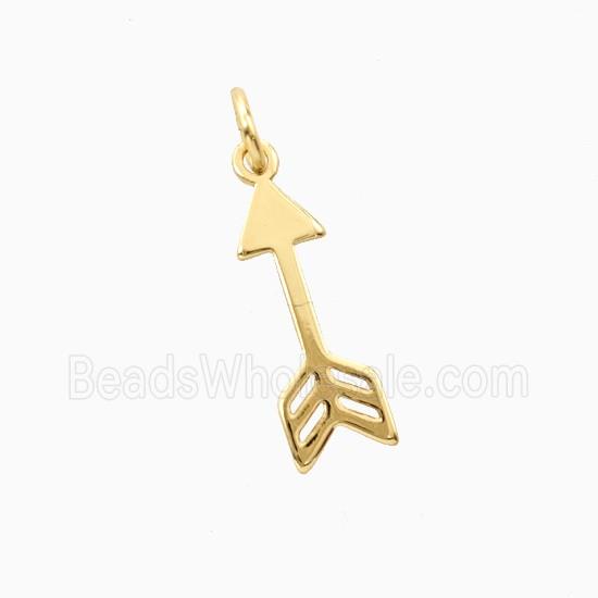 Copper Arrow Pendant Gold Plated
