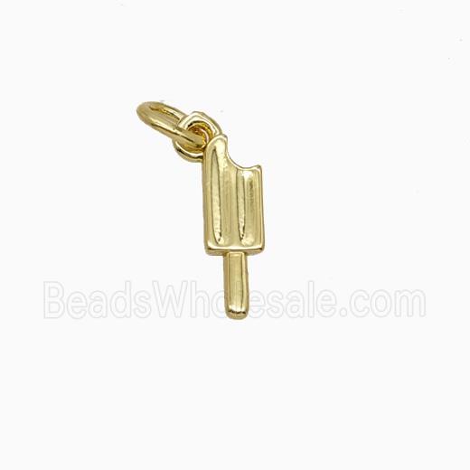 Copper Ice Cream Pendant Gold Plated