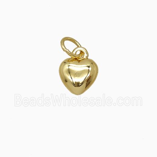 Copper Heart Pendant Gold Plated