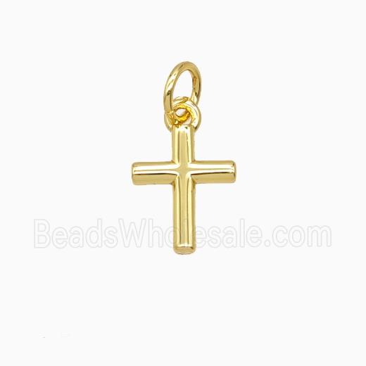 Copper Cross Pendant Gold Plated