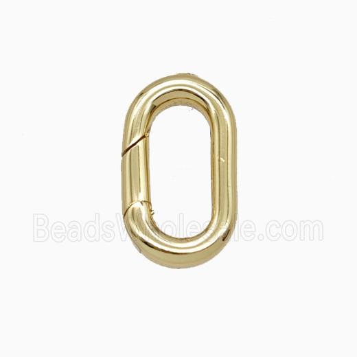 Copper Carabiner Clasp Gold Plated