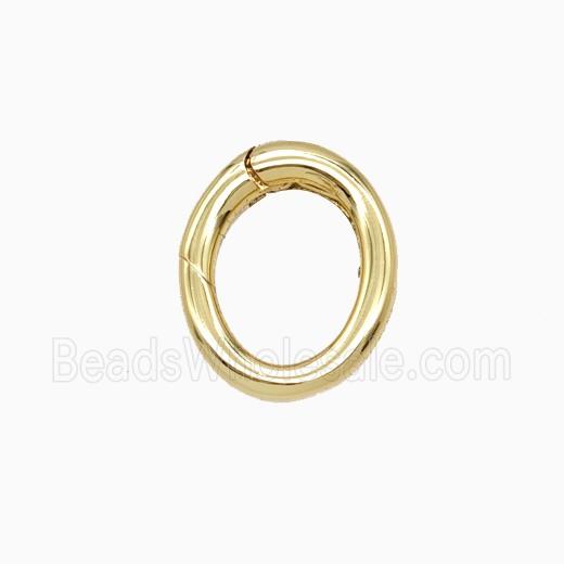 Copper Carabiner Clasp Gold Plated