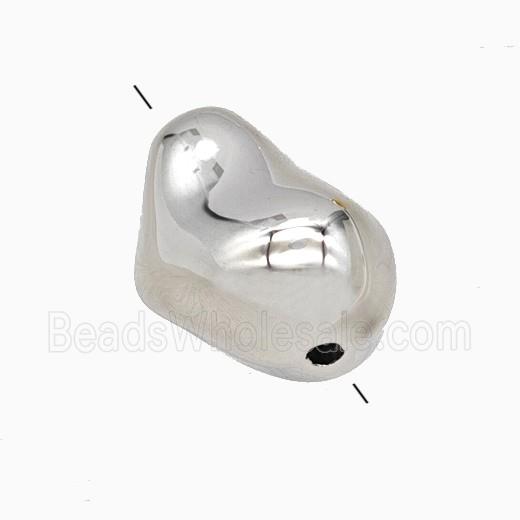 Copper Beads Platinum Plated