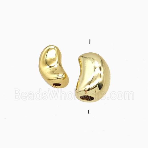 Copper Moon Beads Gold Plated