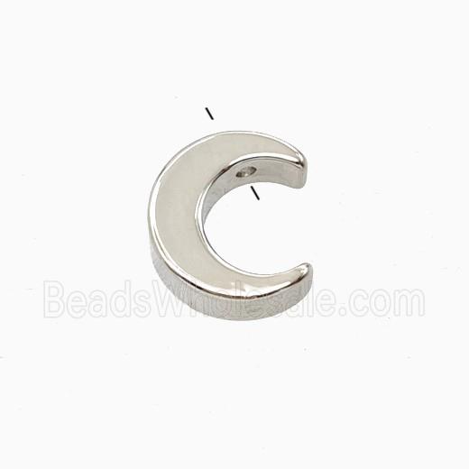 Copper Moon Beads Platinum Plated
