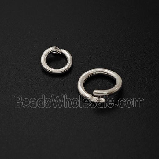 Copper JumpRings Shiny Silver