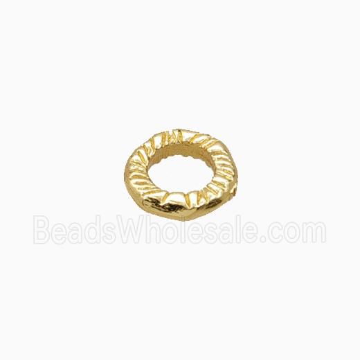 Copper JumpRings Closed Gold Plated