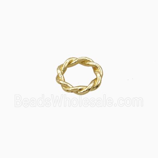 Copper JumpRings Closed Gold Plated