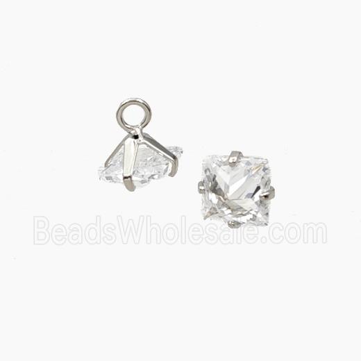 Cubic Zirconia Diamond Pendant