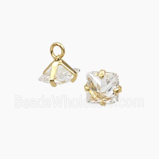 Cubic Zirconia Diamond Pendant