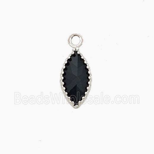 Cubic Zirconia Leaf Pendant