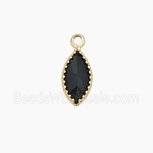 Cubic Zirconia Leaf Pendant