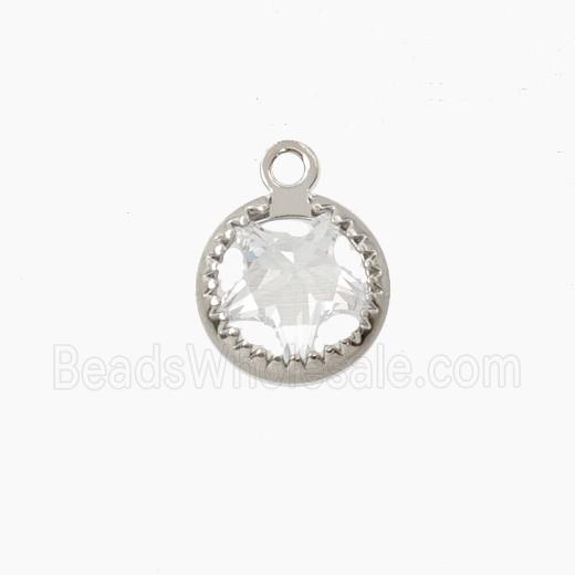 Cubic Zirconia Star Pendant