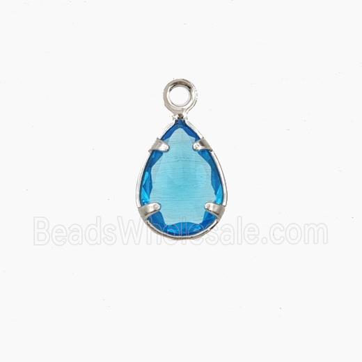 Cubic Zirconia Teardrop Pendant