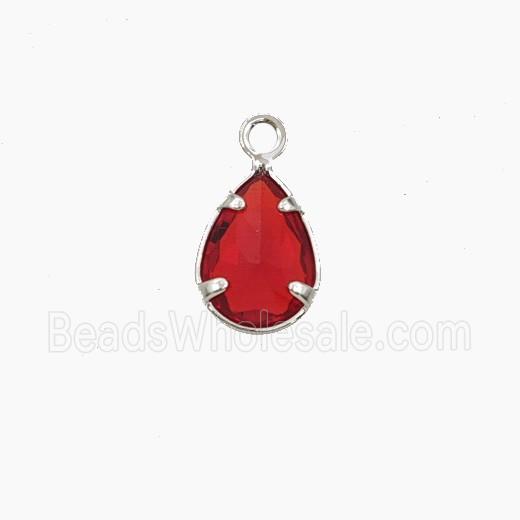 Cubic Zirconia Teardrop Pendant