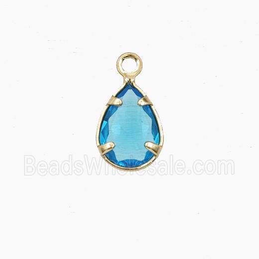 Cubic Zirconia Teardrop Pendant