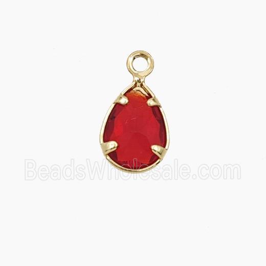 Cubic Zirconia Teardrop Pendant