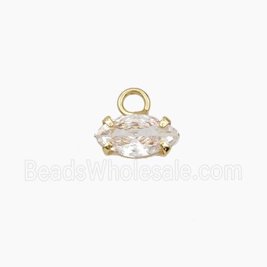 Cubic Zirconia Eye Pendant