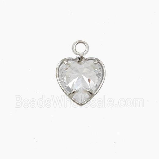 Copper Pendant Pave Zircon, Gold Plated