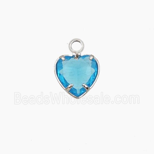 Cubic Zirconia Heart Pendant