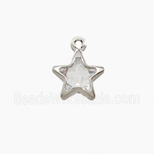 Cubic Zirconia Star Pendant