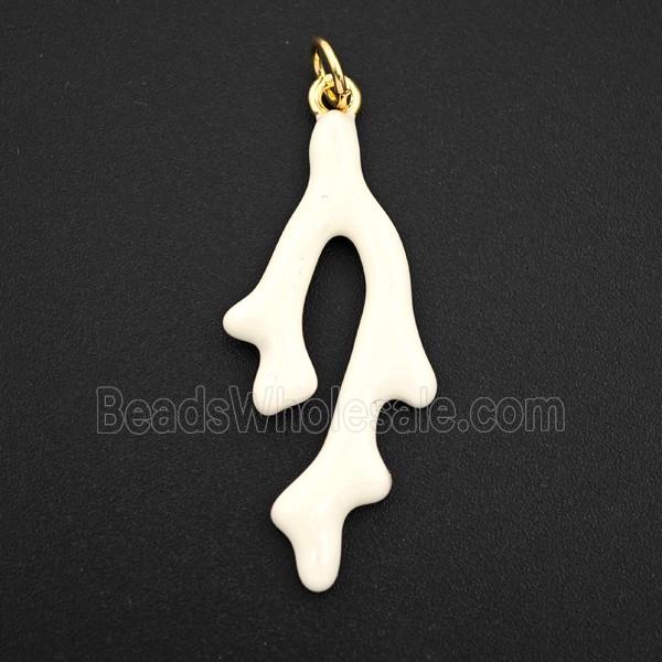 Copper Pendant Pave Zircon, Gold Plated