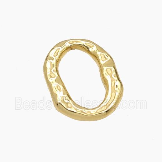 Copper Oval Connector Gold Plated