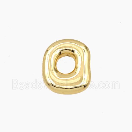 Copper Circle Beads Gold Plated