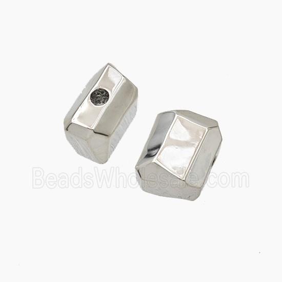 Copper Beads Platinum Plated