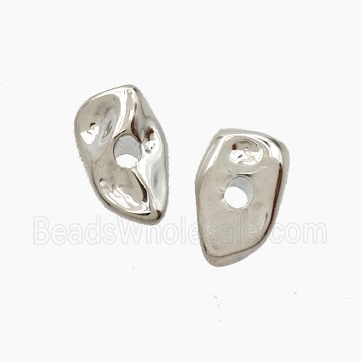 Copper Beads Platinum Plated
