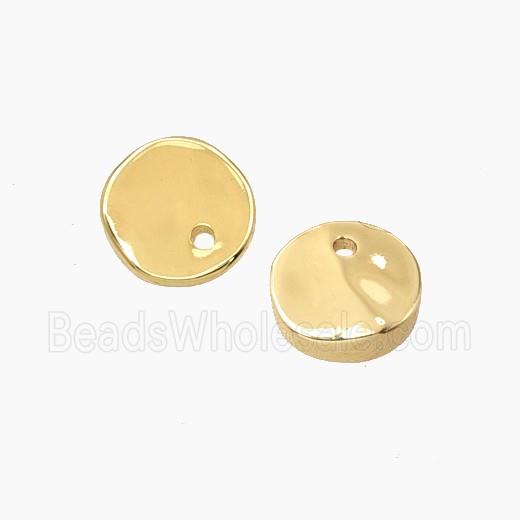 Copper Coin Pendant Gold Plated