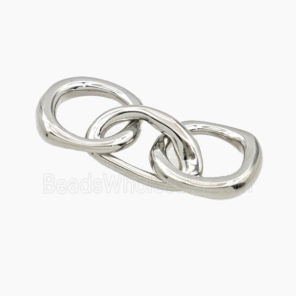 Copper Link Connector Platinum Plated