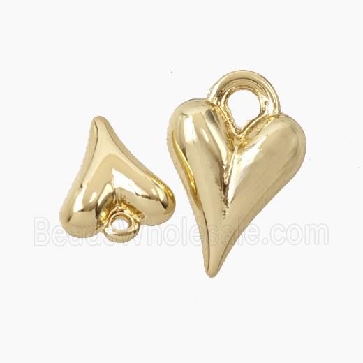 Copper Heart Pendant Gold Plated