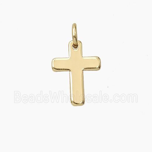 Copper Cross Pendant Gold Plated