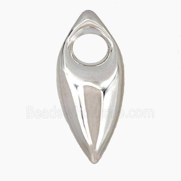 Copper Eye Pendant Platinum Plated