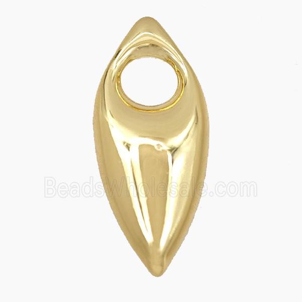 Copper Eye Pendant Gold Plated