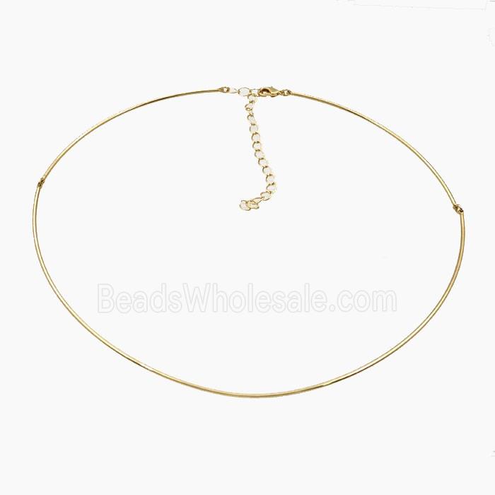 Copper Necklace Chain Gold Plated
