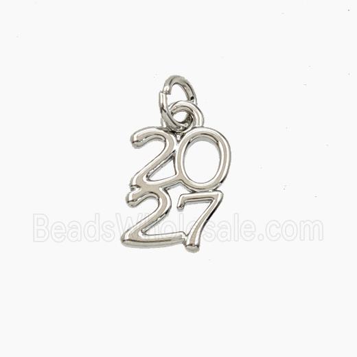 Copper Number 2027 Platinum Plated