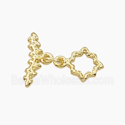 Copper Toggle Clasp Gold Plated