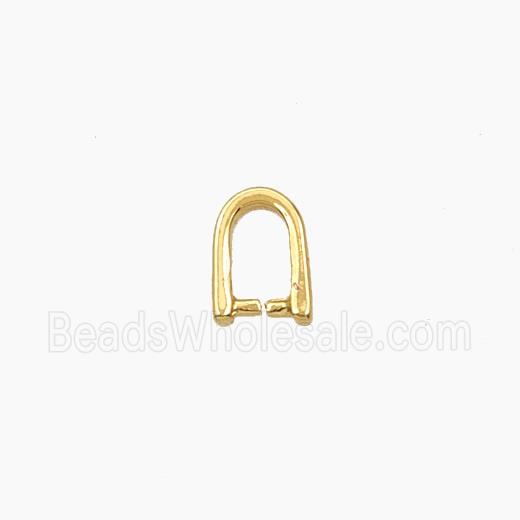 Copper Bead Pave Zircon, Gold Plated