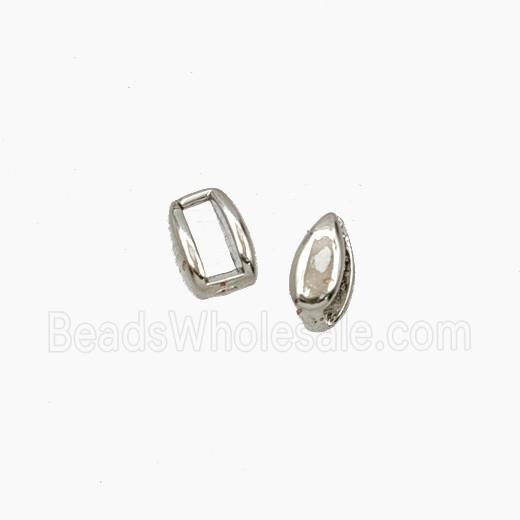 Copper Bead Pave Zircon, Gold Plated