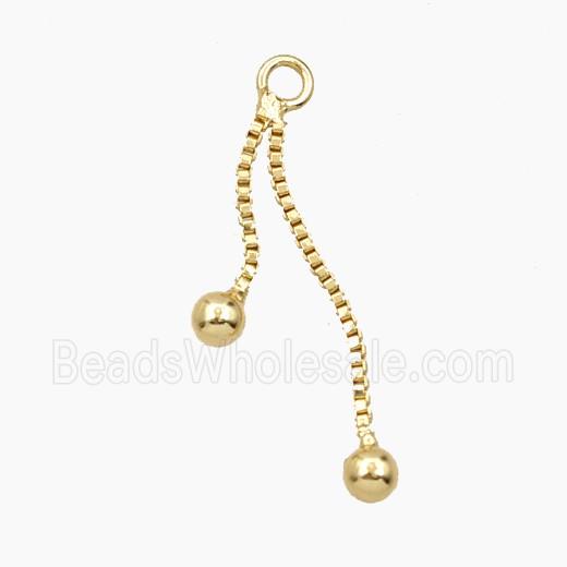 Copper Necklace Extender Gold Plated