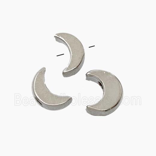 Copper Moon Beads Platinum Plated